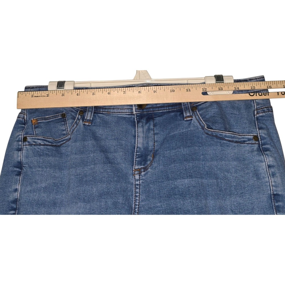 Tommy Bahama Jeans Womens Size 6 32x28 Blue Straight Leg Mid Rise Slim Boyfriend - Picture 4 of 8
